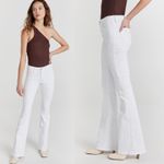 L'Agence L’AGENCE Bell Flare Jeans High Rise White Sz 28 Tall Cowgirl Western Boho Chic Photo 10