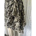 Lush Clothing Lush Strapless Animal Print Side Waterfall Ruffles Mini Cocktail Lined Dress S Photo 2