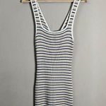 Abercrombie & Fitch  Striped Knit Bodycon Mini Dress Women Large Reversible NWOT Photo 2
