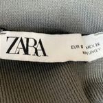 ZARA  Gray Washed Tie Dye High Waisted Pull On knit Midi Pencil Skirt Size S Photo 3