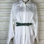 Vintage Seafoam Green Leatherwork Studden Boho Western Belt Photo 0