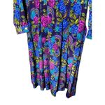 Leslie Fay Vintage Classics By 80s Floral Paisley Print Dress Size 14 petite Photo 7