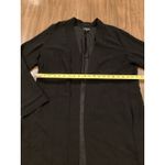 Eileen Fisher  Silk Georgette Crepe Kimono Long light cardigan Jacket in Black L Photo 4