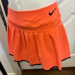 Nike Court Pleated Tennis Skirt Skort Coral Pink Black Medium Dri-FIT Photo 5
