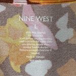 Nine West  Dress Womens Large Floral V-Neck Short Sleeve Belted Wrap‎ NWT Photo 7