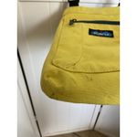 KAVU Keep Along Cross Body Bag Rope Swing Canvas Travel Yellow Adjustable Strap Photo 3