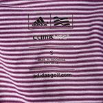 Adidas  Climalite Golf Purple White Striped Jacket Size Small Photo 1