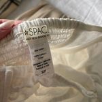 l*space White Linen Jumpsuit Photo 7