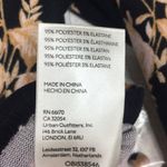 Free People NWT Dinner Party Black Floral Long Sleeve Crop Top XS Photo 5