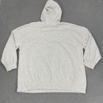 Old Navy  Oversized Hoodie Women XL Gray Lightweight  Full Zip NWT Photo 6