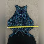 Faviana Crystal Sequin Cut-Out, Open Back, Bodycon Homecoming Dress Photo 15