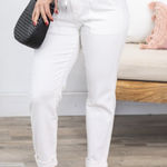 Judy Blue  Summer Lovin' Jogger Jeans White size 14w Photo 0