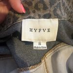 HYFVE Cowgirl Leopard Crop Denim Jacket Photo 5