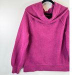 Free People Womens Sweater Purple Echo Beach Cowl Neck Wool Blend Pullover Small Photo 5