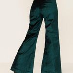 Free People NWT Walk With You Velvet Trousers Turquoise 2 Photo 10