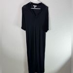 COS  Black Minimalist Midi Dress XS Photo 6