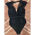 Sophie B Black Lace Bodysuit whimsygoth coquette Medium Photo 4