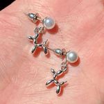 Handmade cute retro y2k ballon dog earrings 🐶🎈 Photo 3