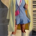 ZARA Ruffled Textured Pinafore Dress Photo 9