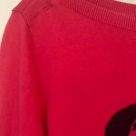 Talbots Petites LP Crab Sweater Long Sleeve Pink Photo 5