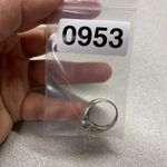 KDJ Two Tone 925 Silver 24k Gold Overlay Diamond Engagement Wedding Ring Set Photo 10