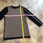 The Limited  black & tan crew neck sweater Photo 5