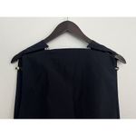 3.1 Phillip Lim  Black Wool Sleeveless V Neck Midi Dress Quiet Luxury Minimalist Photo 4