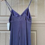 19 Cooper Midi Lined Dress Adjustable Straps NWT Navy Medium Photo 4