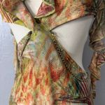 Outcast Lola Mini Dress Lagrono Sage, M Brown Size M Photo 6