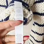 Aerie OFFLINE by Crochet Striped Cropped Hooded Sweater Medium Light Open Knit Photo 8