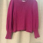 Pistola  | Gabbie Wild Orchid Puff Sleeve Chunky Knit Sweater | M Photo 1