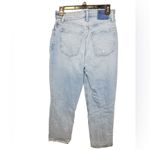 Abercrombie & Fitch  90s Straight High Rise Distressed Blue Jeans size - 6S Photo 2