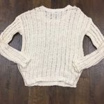 Lush Clothing Lush Cream Open Knit Sweater Photo 5