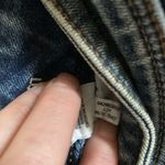 American Eagle 🌞 Medium Wash Distressed Ripped Stretch Slim Boot Denim Jeans Photo 4