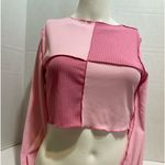 SheIn Two-toned Pink Shirt Photo 1