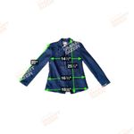 Forever 21  Contemporary Navy Blue Blazer Jacket Business Casual Womens S Photo 8