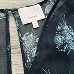 Cinq à Sept Cinq A Sept Silk Floral Ruffle Mini Dress | Navy Blue | XS Photo 5