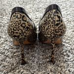 Jimmy Choo  Animal Print Heels with Black Accents Photo 5