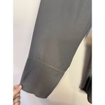 Lafayette 148 NY Gray Blouse Silver Thread Holiday Dressy Casual Date‎ Nite Size M Photo 3