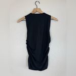 Reformation  Greyson Knit Sleeveless Top in Black size Medium $68 Photo 6