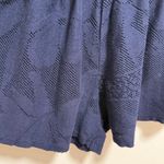 Aerie  navy blue crochet pull on flowy shorts beach swim coverup vacation small Photo 6