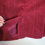 American Eagle  Outfitters Maroon Sequined Corduroy Jacket Photo 5