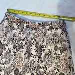 Ny Collection  Floral A-Line Skirt - Cream and Black Photo 4