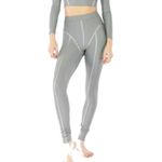 Electric yoga  Oprah Legging In Grey‎ Line Detailing Size Small Pilates Workout Photo 2