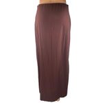 Urban Outfitters  Brown High Waisted Pull On Stretch Straight Maxi Skirt Size M Photo 2