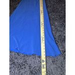 Alice + Olivia  Fletcher Blue‎ Silk Racerback Exposed Zipper Dress Size XS Photo 10