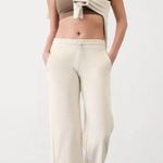 Athleta Seasoft Mid Rise Straight Crop Pant Abalone Cream Womens XL Photo 0