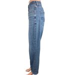 American Eagle  Blue Denim Medium Wash High Rise Straight Leg Jeans Size 18 Photo 1