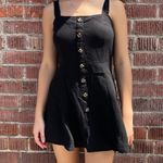 Windsor black boho mini dress sz xs Photo 0