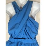 DO+BE  Blue Shorts Romper Ruffles Medium Girls Night Out Party Vacation Photo 7